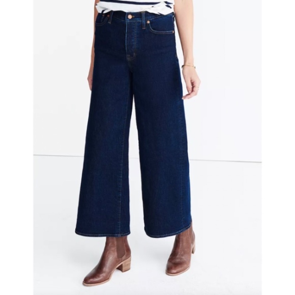 Madewell Wide Leg Crop Jeans